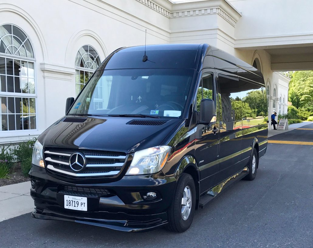 a picture of a parked van transportation in chicago