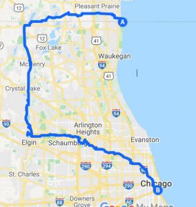 Dog walking Chicago service areas