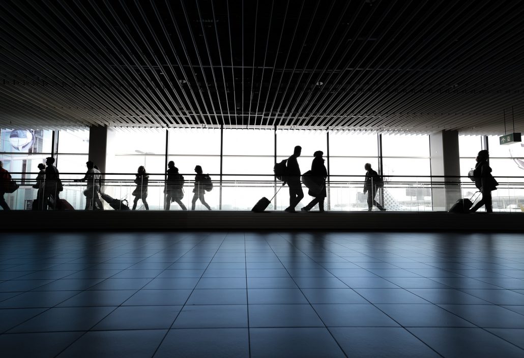 airport travelers