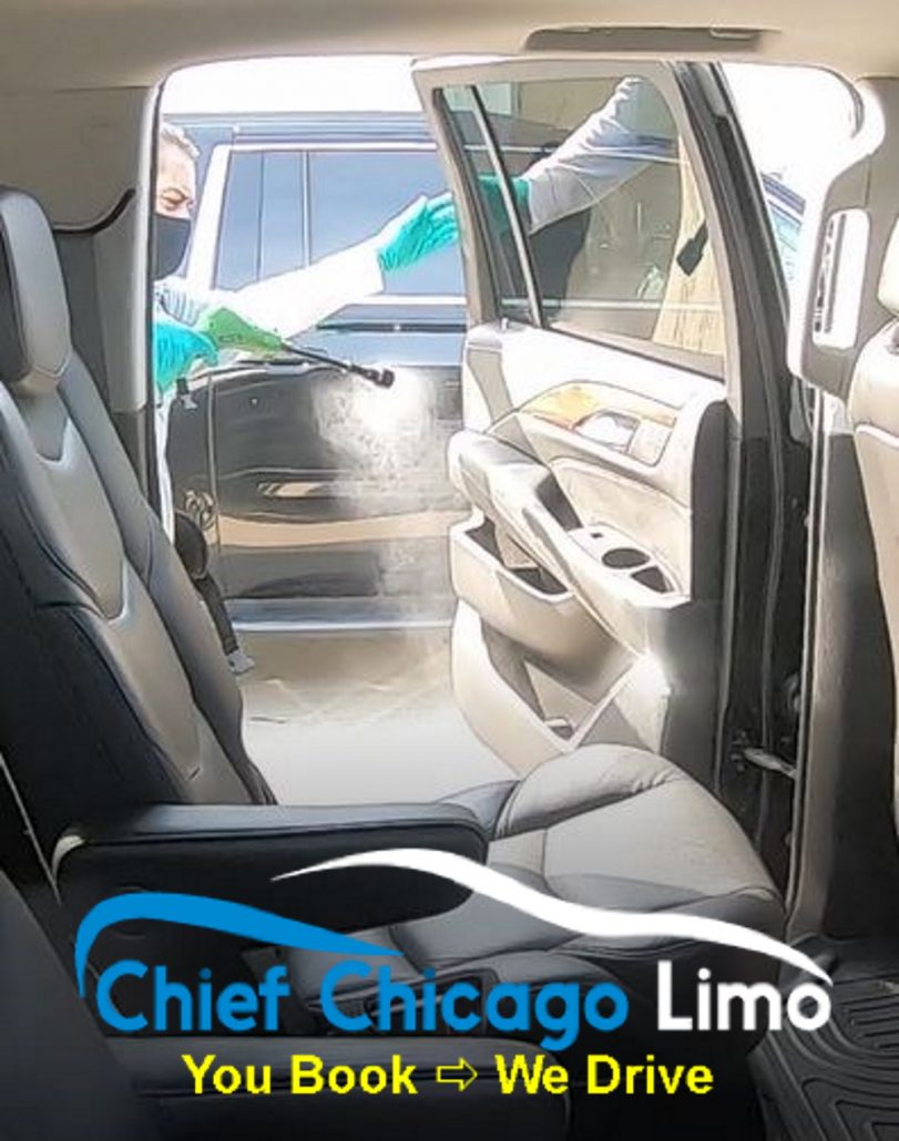 COVID disinfection on limos in chicago