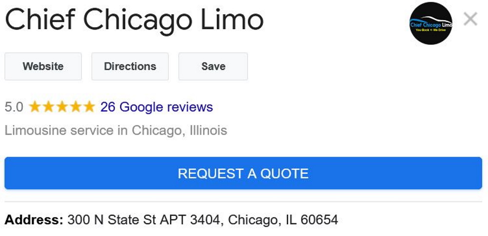 Chief-chicago-limo-reviews-Googlechief chicago limo reviews on google chicago illinois