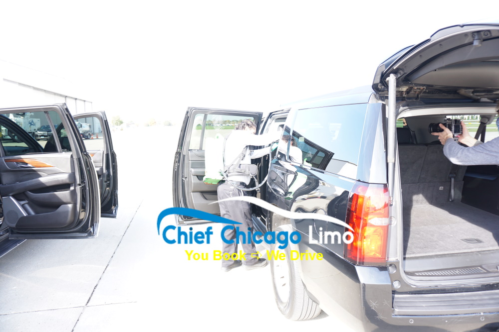 electrostatic spraying disinfection on limos in chicago